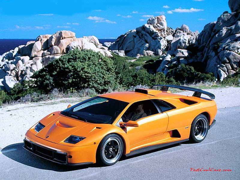 Lamborghini Diablo cool color