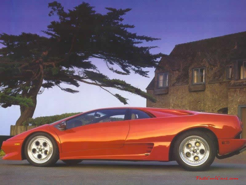 Lamborghini Diablo cool paint