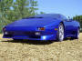 Lamborghini Diablo painted in blue