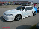 Nopi Nationals - Motorsports Supershow 2005, customized Ford Mustang, chrome wheels look great.