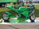 Nopi Nationals - Motorsports Supershow 2005, the snake mini-bike, custom paint job, that feels like real scales.