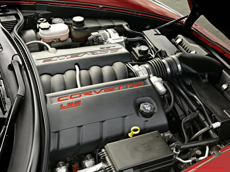 C6 Corvette engine under the hood, what a powerplant!