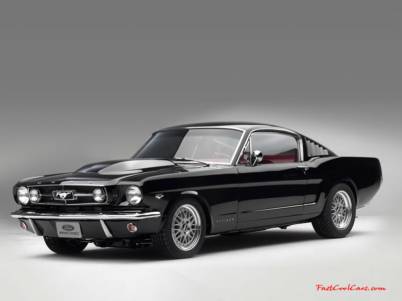 Fastback Mustang on fast cool cars