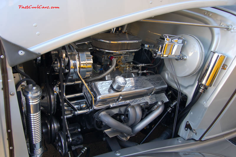 Dalton, GA - Cruise in, car show, Fast Cool Cars here on October 14 - Polished aluminum all over the engine and engine bay.