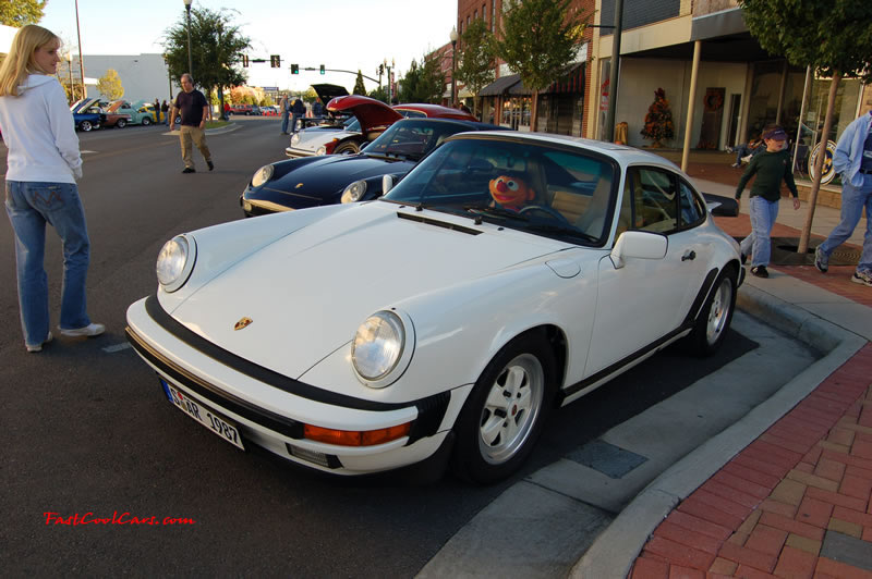 Dalton, GA - Cruise in, car show, Fast Cool Cars here on October 14 - White Porsche.