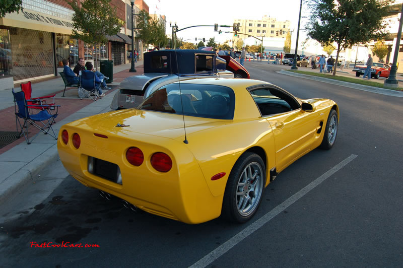Dalton, GA - Cruise in, car show, Fast Cool Cars here on October 14 - 03 Millennium Yellow Z06 Corvette