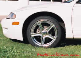 1996 Mitsubishi Ecilpse - Polished 17' aluminum, wide tires - fastcoolcars.com