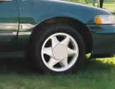 1993 Factory 16" SHO wheels - wide tires - fast cool car