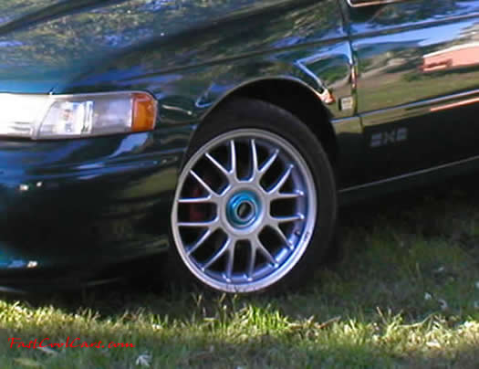 1993 Ford Taurus SHO TSW 17x9" wheels, Bridgestone Potenza RE730 235/45/ZR17 tires