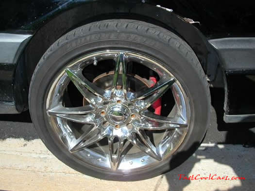 1993 VW Passat, 17" chrome wheels