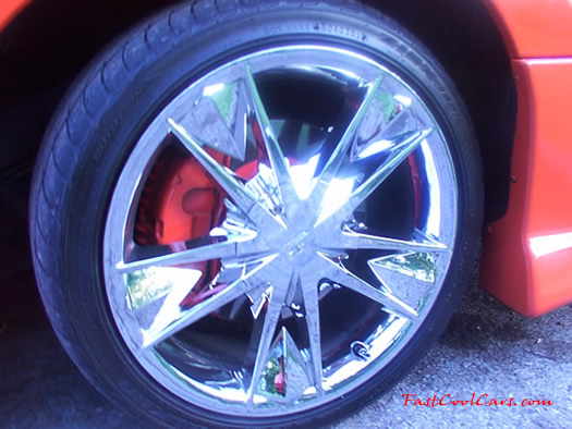 1999 Chevrolet Camaro with 18" Platinum Sniper wheels on Falken tires