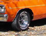 1970 Plymouth Road Runner It has 275-60-15 and 235-70-15 BFG radials on reproduction magnum 500 wheels.
