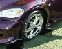 2001 Chrysler PT Cruiser 2 inch lowering springs, with 18 inch Kaiser Circus chrome wheels