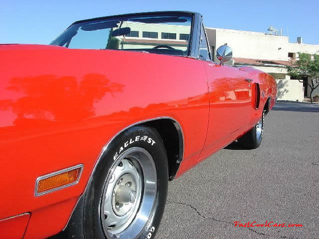 1970 Dodge Coronet R/T convertible with only 66,000 original miles. This is a very rare and collectible Mopar muscle car and is only 1 of 236 produced. 