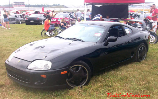 Lowriders that have been lowered, dropped, slammed, and scraping. Toyota Supra low rider.